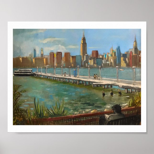 "Greenpoint (Brooklyn NYC)" 8 x 10 tum - av M. Koc Poster (Framsidan)
