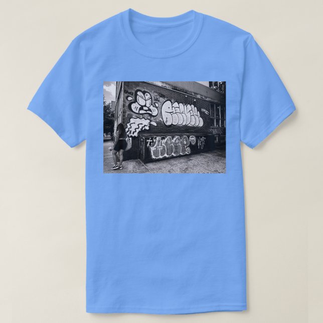 Greenpoint Graffiti Brooklyn NYC T Shirt (Design framsida)