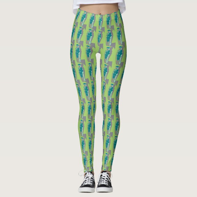 Greens Martini Shakers Leggings (Framsida)