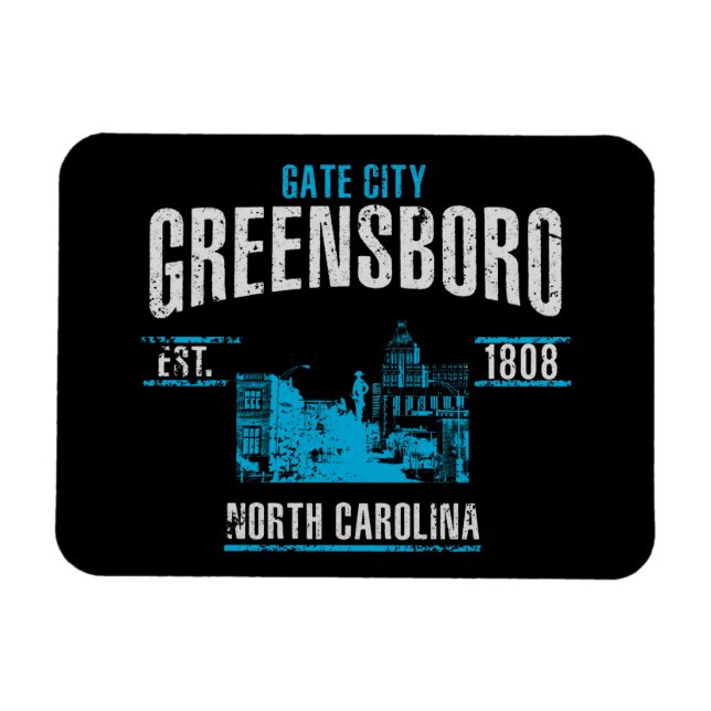 Greensboro Magnet (Horisontell)