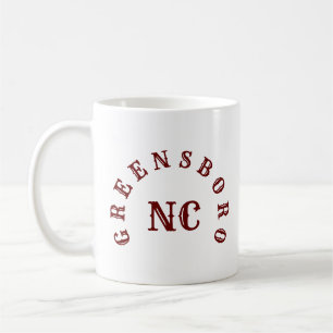 Greensboro, North Carolina Coffee Mugg