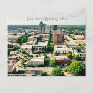 Greensboro, North Carolina Postcard Travel Vykort