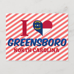 Greensboro, North Carolina Vykort