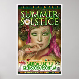 Greensboro Summer Solstice 2017 souvenir Poster