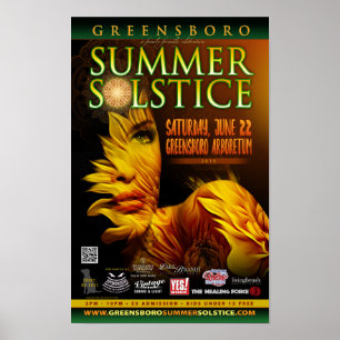 Greensboro Summer Solstice 2019 Souvenir Poster