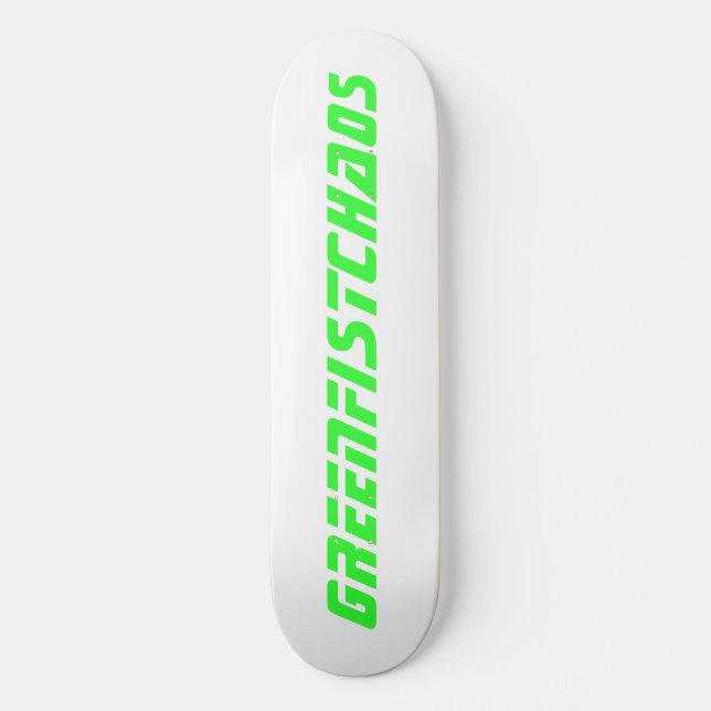 GREENSKATECHAOS MINI SKATEBOARD BRÄDA 18,5 CM (Framsida)