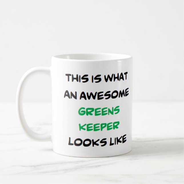 Greenskeeper, fantastisk kaffemugg (Vänster)