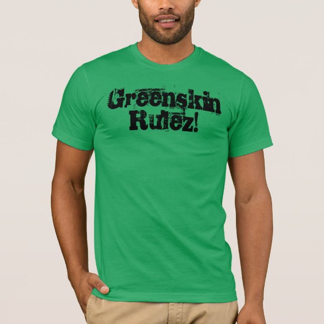 Greenskin Rulez! T-shirt (Framsida)