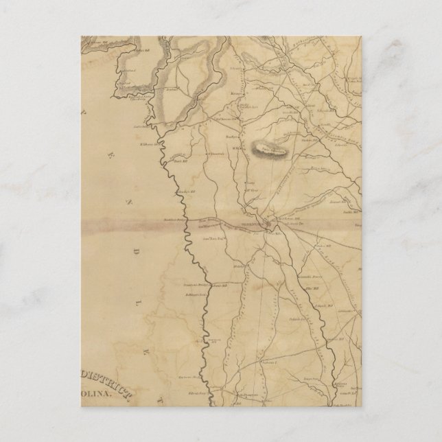 Greenville District, South Carolina Vykort (Framsida)