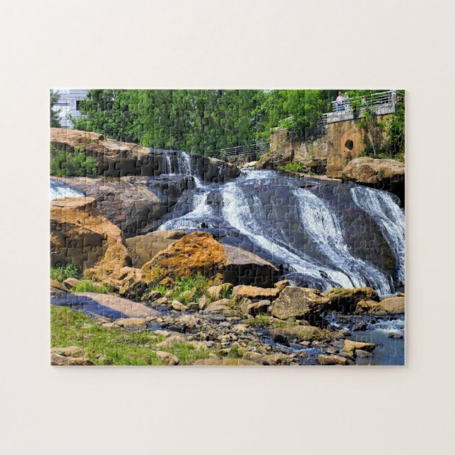 Greenville Falls South Carolina. Pussel (Horisontell)