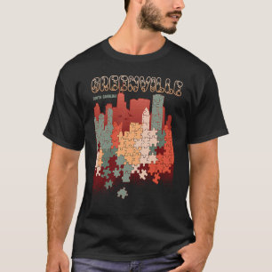 Greenville in South Carolina Travel Souvenir T Shirt