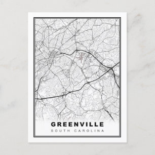 Greenville Karta Vykort