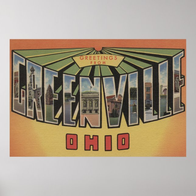 Greenville, Ohio - Stora Brev-scenarierna Poster (Framsidan)