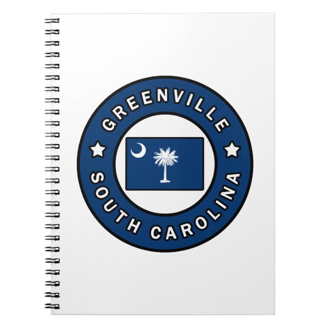 Greenville South Carolina Anteckningsbok (Framsidan)