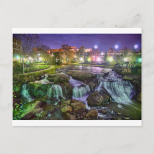 Greenville South Carolina i stadens stadskärna Vykort