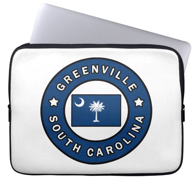 Greenville South Carolina Laptop Fodral (Framsidan)