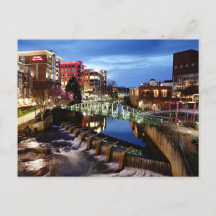 Greenville South Carolina Resebild Vykort