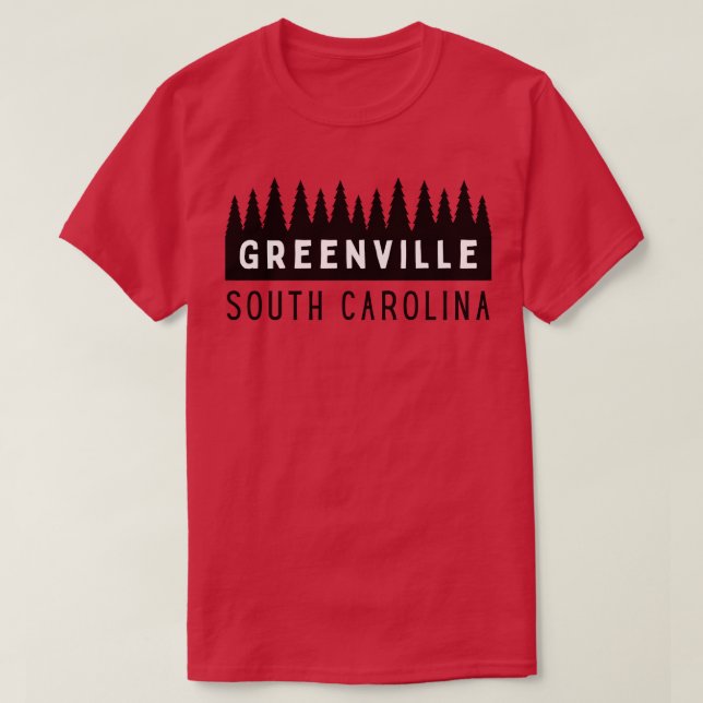 Greenville South Carolina SC Tourist Souvenir TShi T Shirt (Design framsida)
