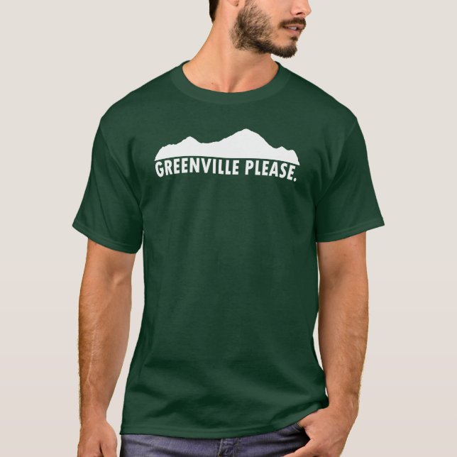 Greenville South Carolina Snälla T Shirt (Framsida)