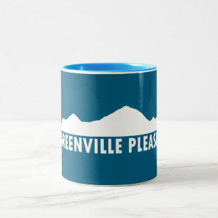 Greenville South Carolina Snälla Två-Tonad Mugg