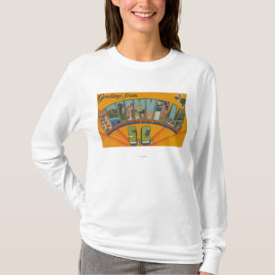 Greenville South Carolina - stora brevplatser T-shirt
