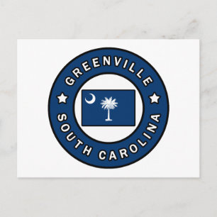 Greenville South Carolina Vykort