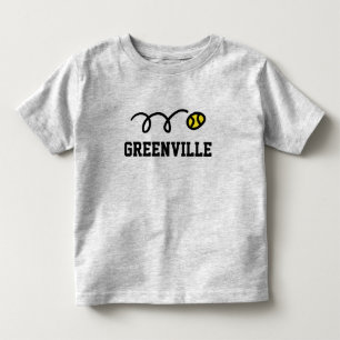 Greenville tennis t-shirts för män kvinnor & barn