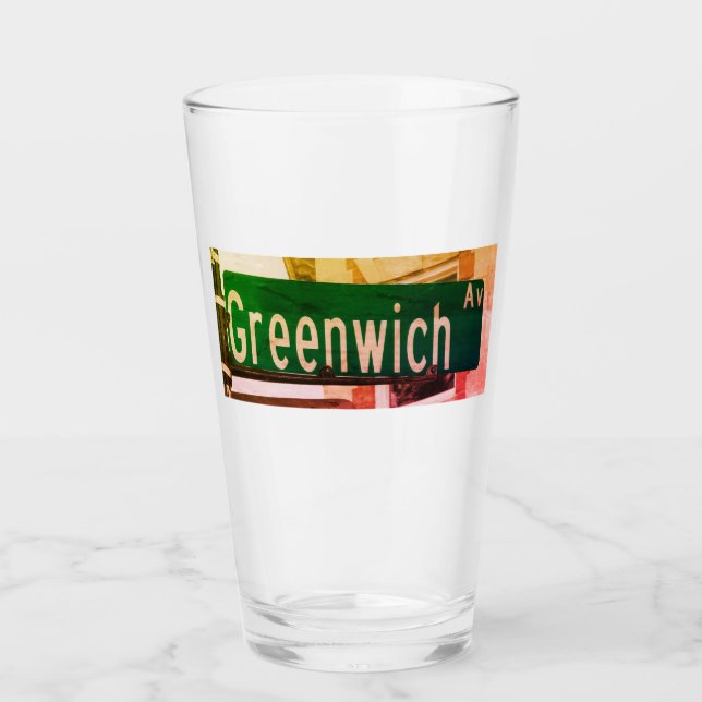Greenwich Ave, Greenwich, CT Glaskopp (Framsida)