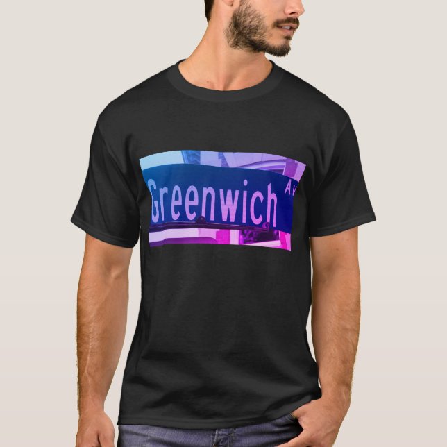 Greenwich Ave, Greenwich, CT T Shirt (Framsida)