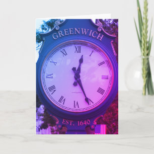 Greenwich Avenue Post Clock, Greenwich, CT Kort
