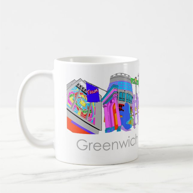 Greenwich by NYC Kaffemugg (Vänster)