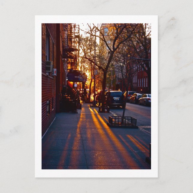 GREENWICH BYSOLNEDGÅNG (c) 2012 S.Tammany Vykort (Framsida)