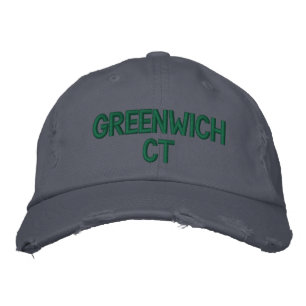 GREENWICH CT - EMBROIDERED CAP BRODERAD KEPS