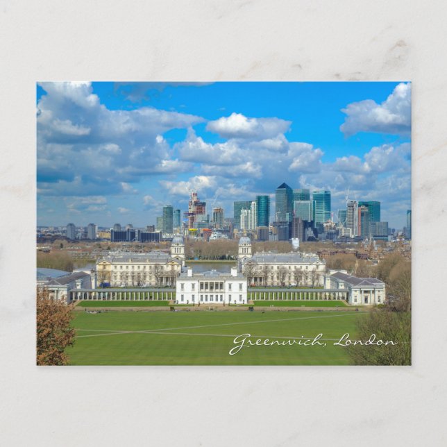 Greenwich London UK Postcard Vykort (Framsida)