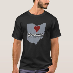 GREENWICH Ohio OH City State USA Cute Souvenir T Shirt