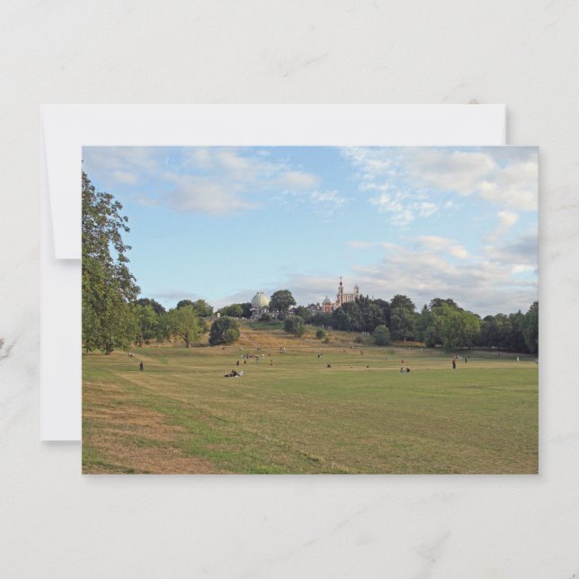 Greenwich Park, London-karta (Framsida)