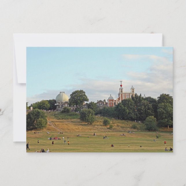 Greenwich Park, London-kort (Framsida)