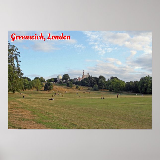 Greenwich Park, London Poster (Framsidan)