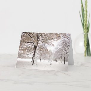 Greenwich parkerar i vinter helgkort