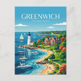 Greenwich USA Vykort