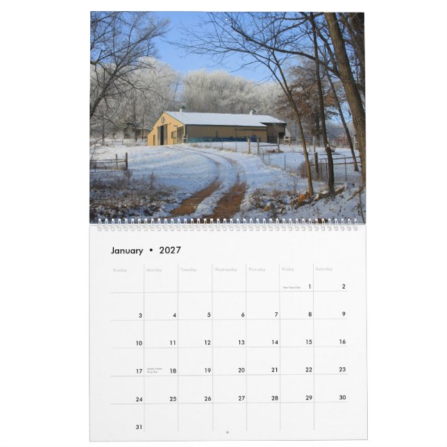Greenwood brukar kalender 2012 (Jan 2027)