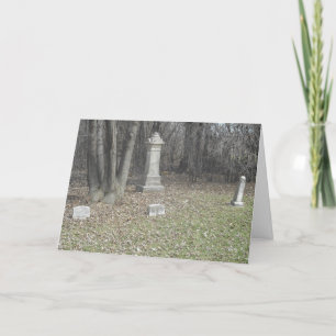 "Greenwood Cemetery Gravsten" Hallskuldkort Kort
