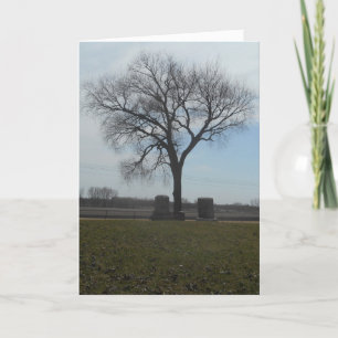 "Greenwood Cemetery Träd" Hallskuldkort Kort