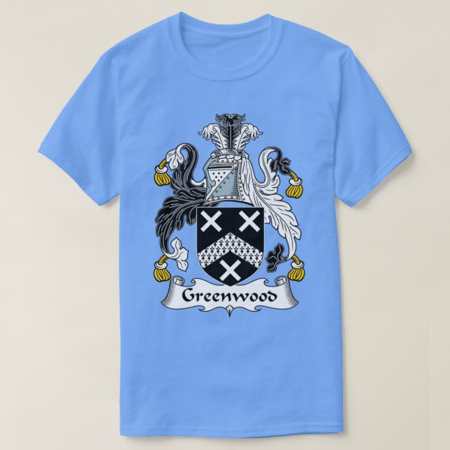 Greenwood Jackar Arm Family Crest T Shirt (Design framsida)