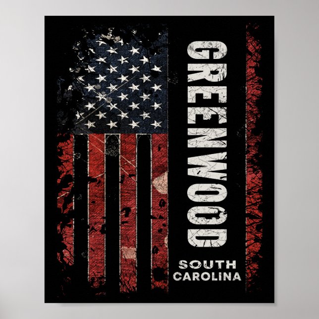 Greenwood South Carolina Poster (Framsidan)
