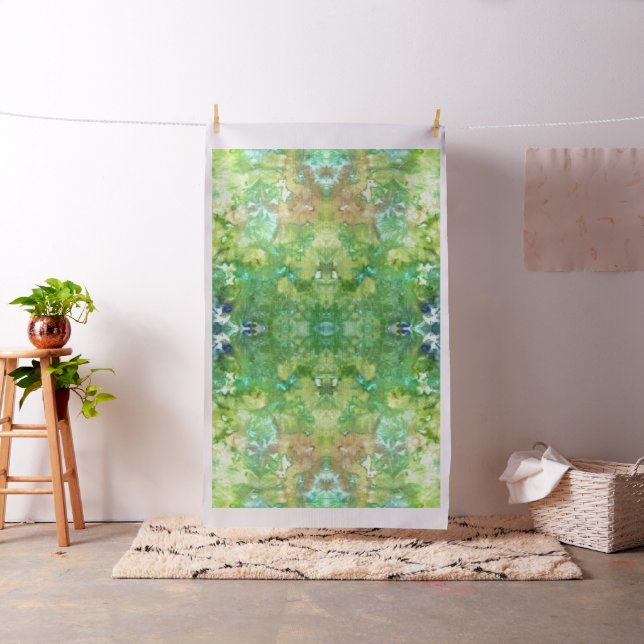 Greenwoods avspeglade detfärg trycket tyg (In Situ)