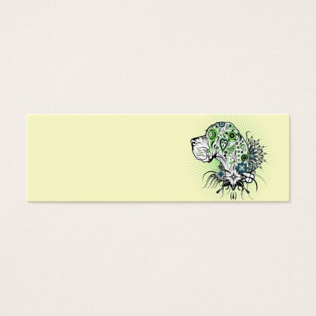 Greeny Great dane Litet Visitkort (Framsidan)