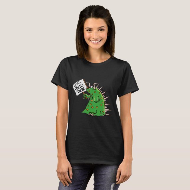 Greep damsnitt tee shirt (Hel framsida)