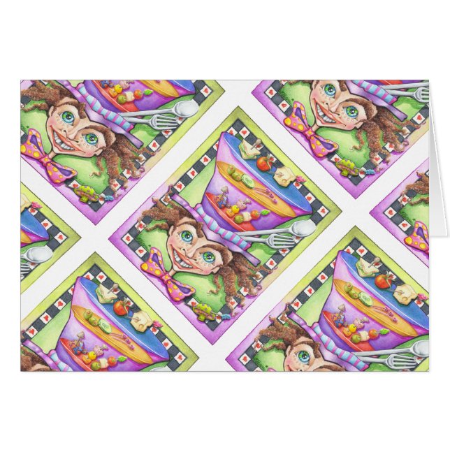 GREETCARDS - MAD PLATTER HÄLSNINGSKORT (Framsidan Horizontal)