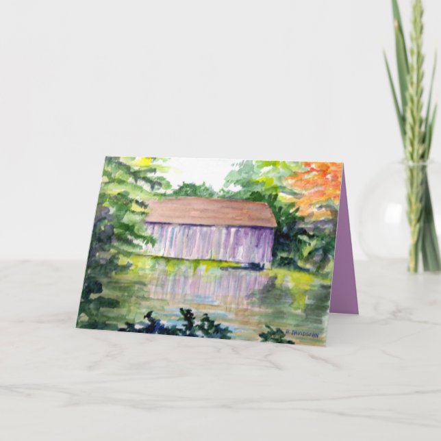 GREETCARDS - WATERCOLOR - HARRIET DAVIDSOHN KORT (Framsida)